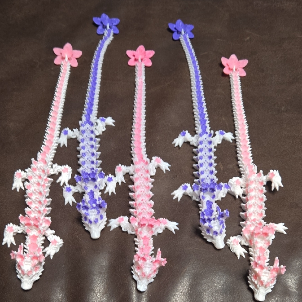 Colorful Lizard Hair Clips